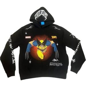 NWT Civil Regime x X-Men '97 Wolverine The Weapon Hoodie Size Large AOP Limited